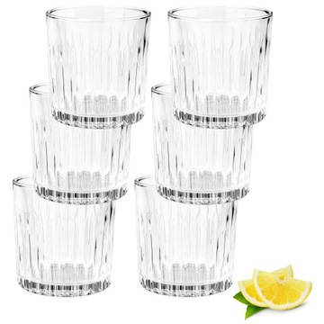 SZKLANKI DO DRINKÓW KOMPLET 6 SZTUK 310 ML WHISKY