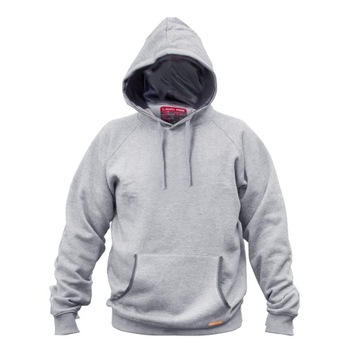 BLUZA Z KAPTUREM SZARA, 
