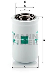 FILTR HYDRAULICZNY WH945/2