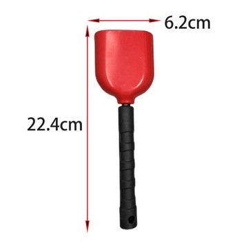 Коровий колокольчик с ручкой, обучающая игрушка с шумом, удобная ручка, красный L