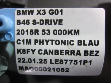 BMW X3 G01 B46 F30 F36 G20 TERMOSTAT POUZDRO TERMOSTATU 7644811 11537644811