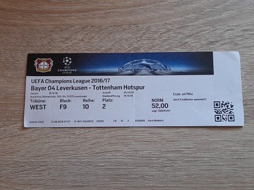 Liga Mistrzów , Bayer Leverkusen - Tottenham Hotsp