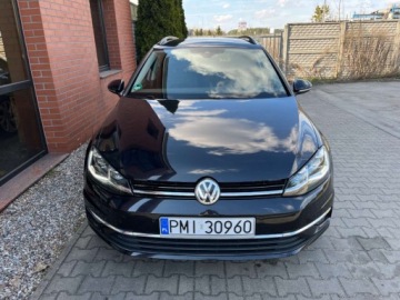 Volkswagen Golf VII Variant Facelifting 2.0 TDI 150KM 2019 Volkswagen Golf Variant 2.0 diesel 150 KM 6 biegow zarej w PL zadbany, zdjęcie 4