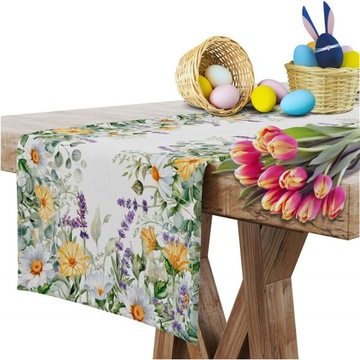 BIEŻNIK OBRUS NA STÓŁ MATOWY GŁADKI 40x180 807