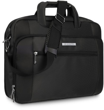Męska Torba na laptopa 15,6 na ramię pojemna teczka na dokumenty ZAGATTO