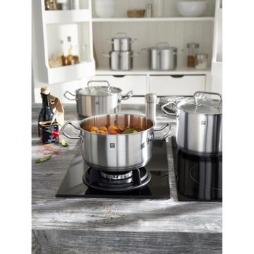 Zwilling Низкая кастрюля для кухни с крышкой, 8,5 л.