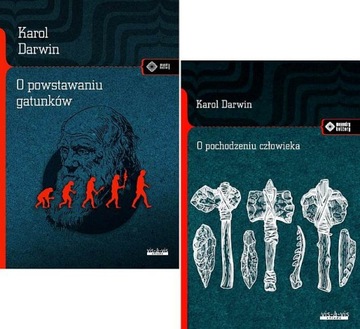 DARWIN pakiet O POWSTAWANIU GATUNKU + O POCHODZENIU CZŁOWIEKA