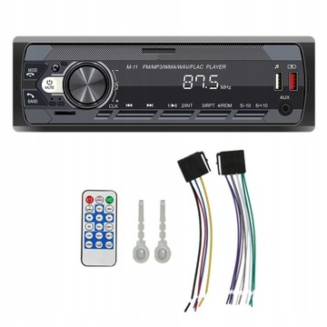 1 DIN Car Stereo Bluetooth Car Music Player AUX In
