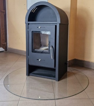 Основание для камина из закаленного стекла, капля 100 х 100.