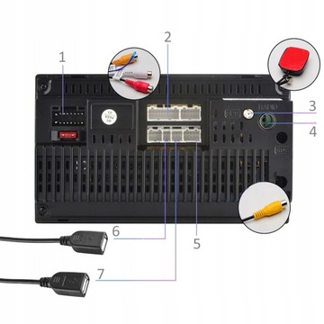 АВТОМОБИЛЬНЫЙ РАДИО 2 DIN WIFI GPS ANDROID BLUETOOTH