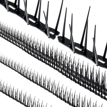 24 шипа против птиц, НЕРЖАВЕЮЩАЯ НЕРЖАВЕЮЩАЯ ПЛОТНАЯ, 11,64 м БЕЗОПАСНАЯ