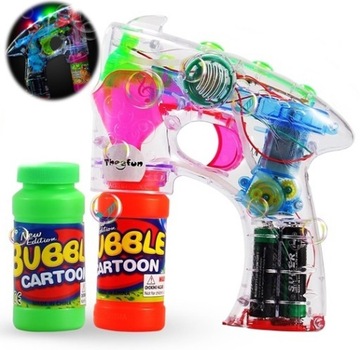 PISTOLET DO BANIEK MYDLANYCH BAŃKI AUTOMAT + PŁYN