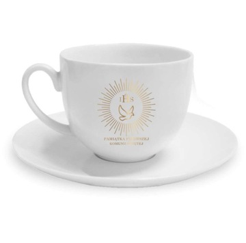 PIERWSZA KOMUNIA ŚWIĘTA prezent FILIŻANKA kubek