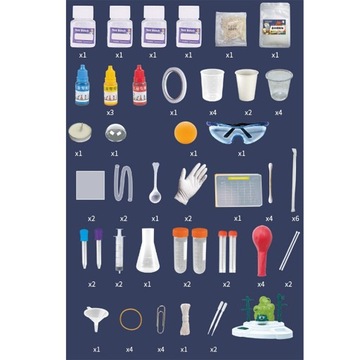 БОЛЬШОЙ НАБОР МАЛЕНЬКИЙ НАУЧНЫЙ ХИМИК ВЗРЫВ ПЕНЫ 30 ЛАБОРАТОРНЫХ ЭКСПЕРИМЕНТОВ