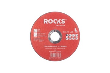 ROOKS TARCZA DO SZLIFOWANIA METALU STRONG 125X6,5X22,2 - T27
