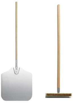 БОЛЬШАЯ ЛОПАТКА ДЛЯ ПИЦЦЫ + ЩЕТКА ДЛЯ ПИЦЦЫ