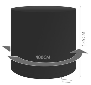 ЧЕХОЛ ДЛЯ ПОДВЕСНОГО СТУЛА COCOON GARDEN КОРЗИНА ЧЕРНЫЙ XL + ЧЕХОЛ