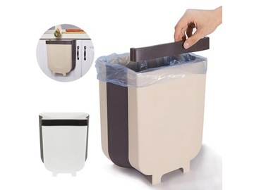 Verk 15830 Складная подвесная корзина - бело-коричневый