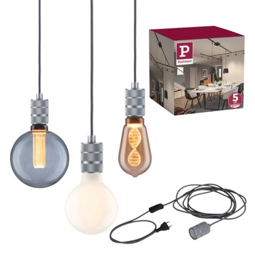LAMPA WISZĄCA Z WYŁĄCZNIKIEM Modny Design Akcenty Aluminium Metal PL78437