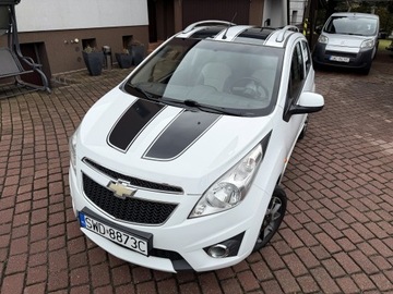 Chevrolet Spark II Hatchback 1.0L DOHC 68KM 2011 Chevrolet Spark TYLKO 126tyśkm! 1WŁ 1.0b ORYGINAŁ LAKIER 2011r LT SKÓRY!, zdjęcie 24