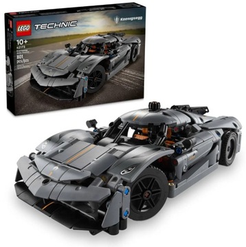 LEGO Technic Szary hipersamochód Koenigsegg Jesko Absolut Auto 42173