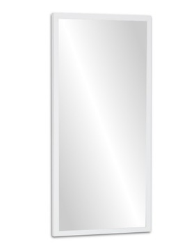 LUSTRO 85X45 w RAMIE wąskiej PREMIUM białe czarne