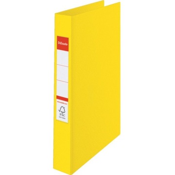 Segregator A4/35mm 4 ringi żółty 14458 ESSELTE VIV