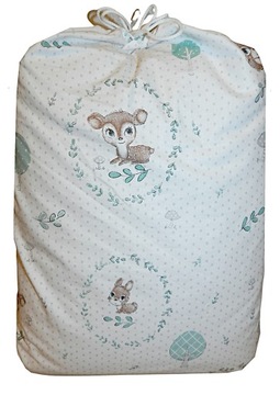 Мешок для постельного белья из хлопка для ДЕТСКОГО САДА + ВЫШИВКА