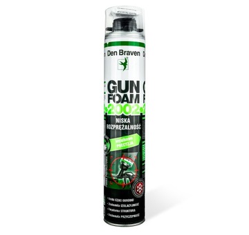 PIANA MONTAŻOWA DEN BRAVEN GUN FOAM PIANKA NISKOPRĘŻNA 750ml