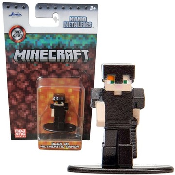 MINECRAFT METALOWA FIGURKA KOLEKCJONERSKA ALEX