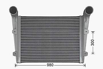 Chłodnica powietrza cooler Caterpillar 735 740