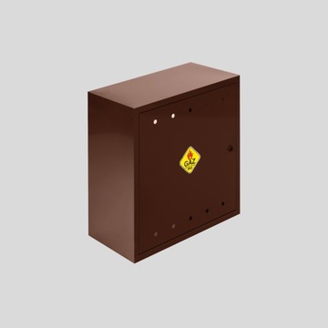 ГАЗОВЫЙ ШКАФ 80x60x25 БЕЛЫЙ