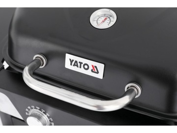 ЭЛЕКТРОГРИЛЬ 2300ВТ С КРЫШКОЙ С РЕШЕТКОЙ ТЕРМОМЕТРА 47x37см YATO