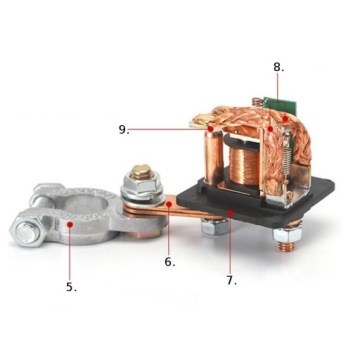 ГЛАВНЫЙ ВЫКЛЮЧАТЕЛЬ БАТАРЕЯ ДЛЯ КОМПЛЕКТА ДИСТАНЦИОННОГО УПРАВЛЕНИЯ 12 В 200 А БЕСПРОВОДНОЙ