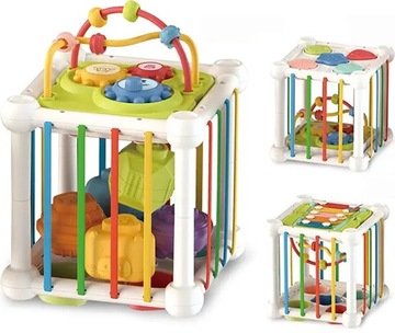 SORTER EDUKACYJNE GUMOWE KLOCKI SENSORYCZNE