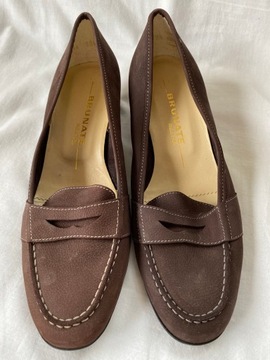 BRUNATE Италия Мокасины размер 39,5 - кожа