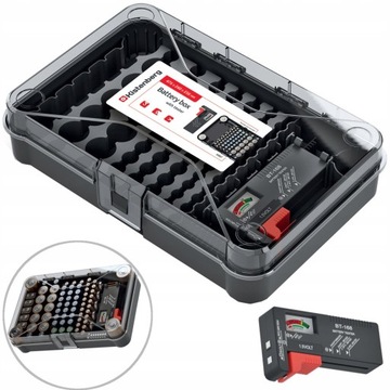 KISTENBERG KBBT ORGANIZER NA BATERIE+TESTER BATERI