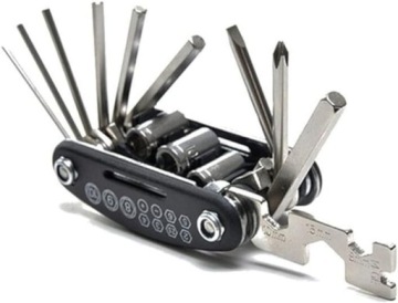 Мультитул Набор многофункциональных ключей для ремонта велосипедов 15 в 1