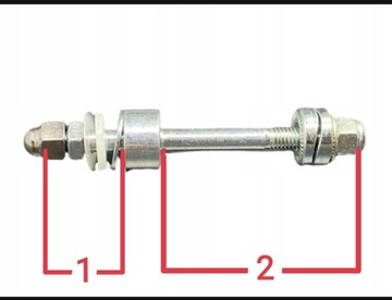 Śruba mocująca szczęki hamulca przód CALIPER