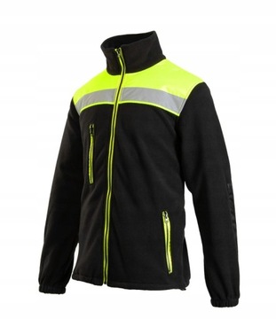 СВИТШОТ WORK ИЗ ФЛИСА СО СВЕТООБРАЗНЫМ ОБРАЗОМ РАБОЧАЯ КУРТКА L