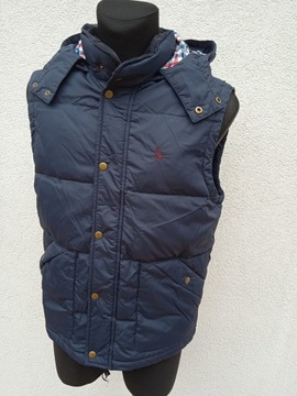 M JACK WILLS PUCHOWY BEZRĘKAWNIK Z ODPINANYM KAPTUREM
