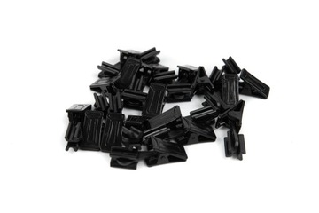 Лягушка с СЛАЙДОМ для штор, 100шт алюминиевых профилей, ЧЕРНЫЙ