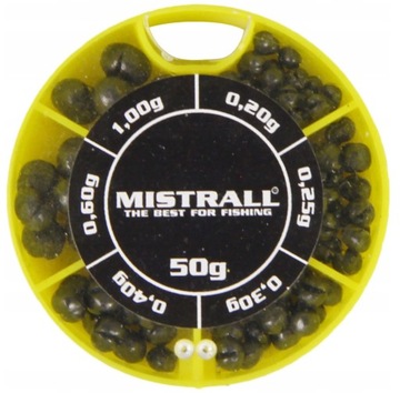 ŚRUT ŚRUCINY CIĘŻARKI MISTRALL 50g DROBNY||-