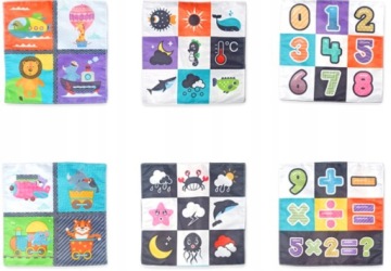 Сортировочная коробка с салфетками PLUSH SENSORY MONTESSORI FIRE TRUCK