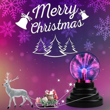 Plasma Ball Light, Thunder Lightning Plug-in Touch