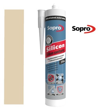 Silikon sanitarny Sopro beż bahama 310 ml