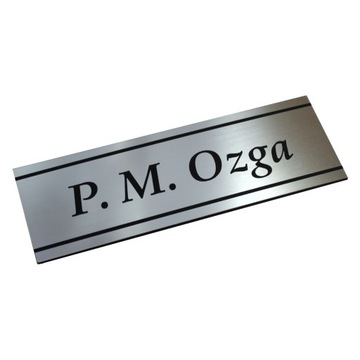 Tabliczka na drzwi do domu biura 15x5cm - GRAWER