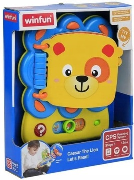 SMILY PLAY Książeczka Lwie Zagadki INTERAKTYWNA