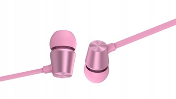 SŁUCHAWKI SWISSTEN METAL DYNAMIC YS500 RÓŻOWE