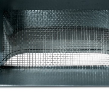 Воздухозаборник для канала 150х50 мм ХРОМ